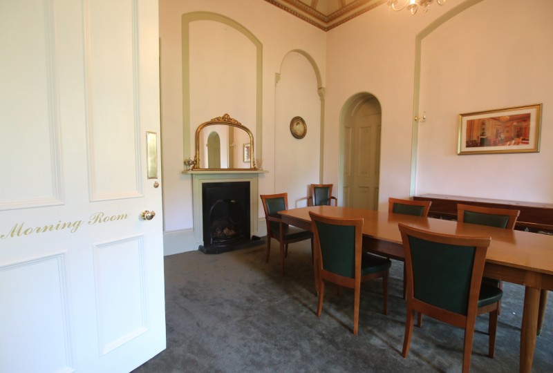 Morning Room set out for meeting